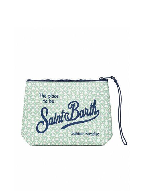Pochette Aline in scuba a righe con stampa Palme Mc2 Saint Barth | ALIN00100990L